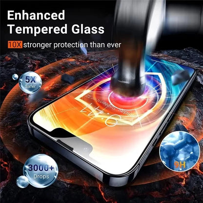 1-5Pcs Tempered Glass for IPhone 18 16 15 14 13 12 11 Pro Max Screen Protector for iPhone Air 16e 7 8 SE X XS XR Protective Film