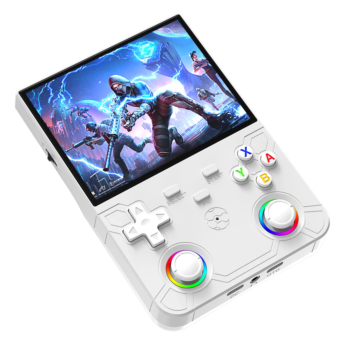 New R36 Ultra X Handheld Retro Video Game Console IPS Screen 128GB Games Portable Pocket Player with Linux System