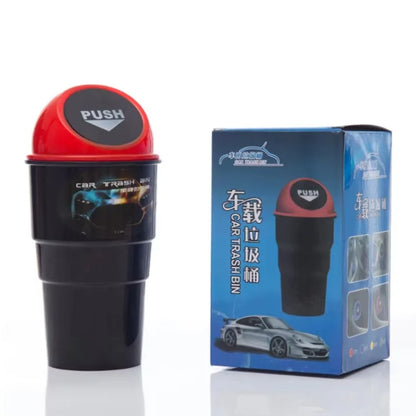 Car Trash Can Car Door Seat Back Garbage Storage Fashion Creative Water Cup Holder Storage Bucket